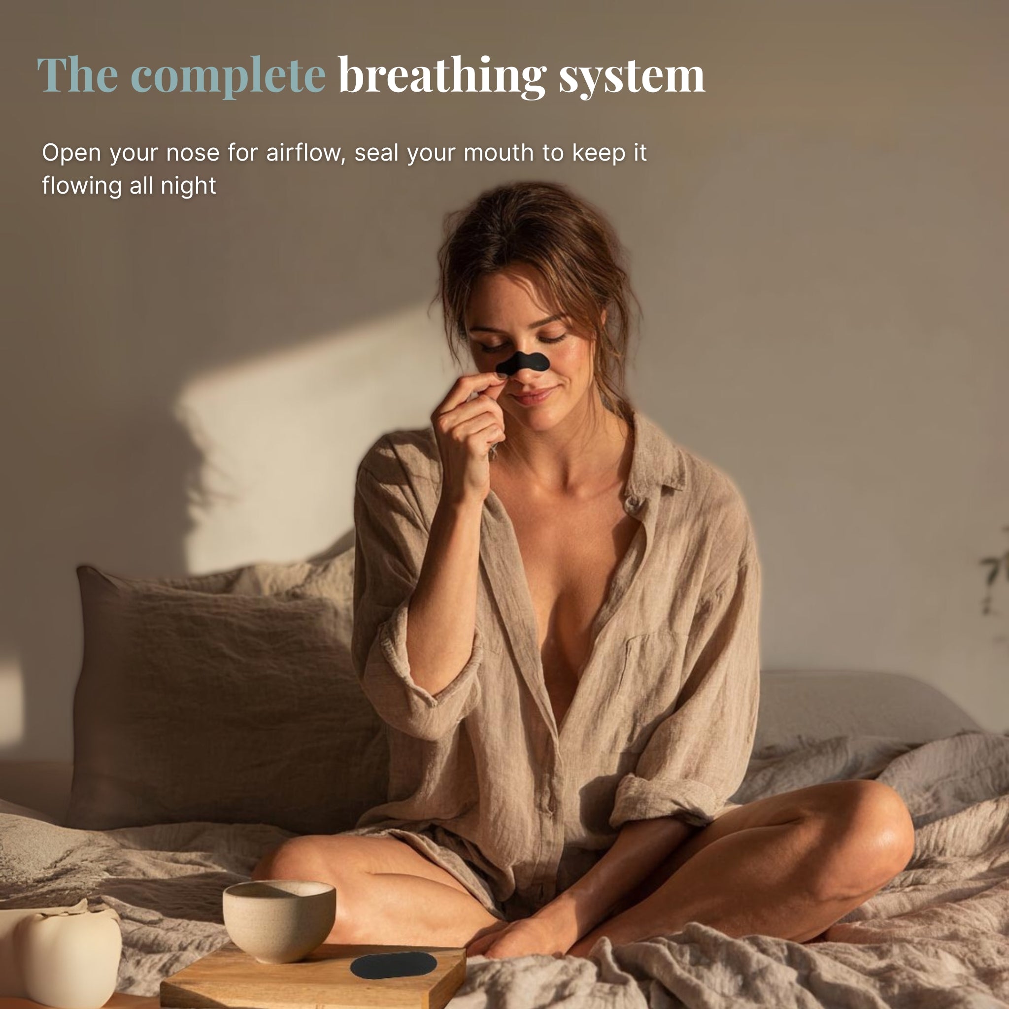 BreatheQuiet Sleep Bundle – Nose Strips + Mouth Tape 30 Nights