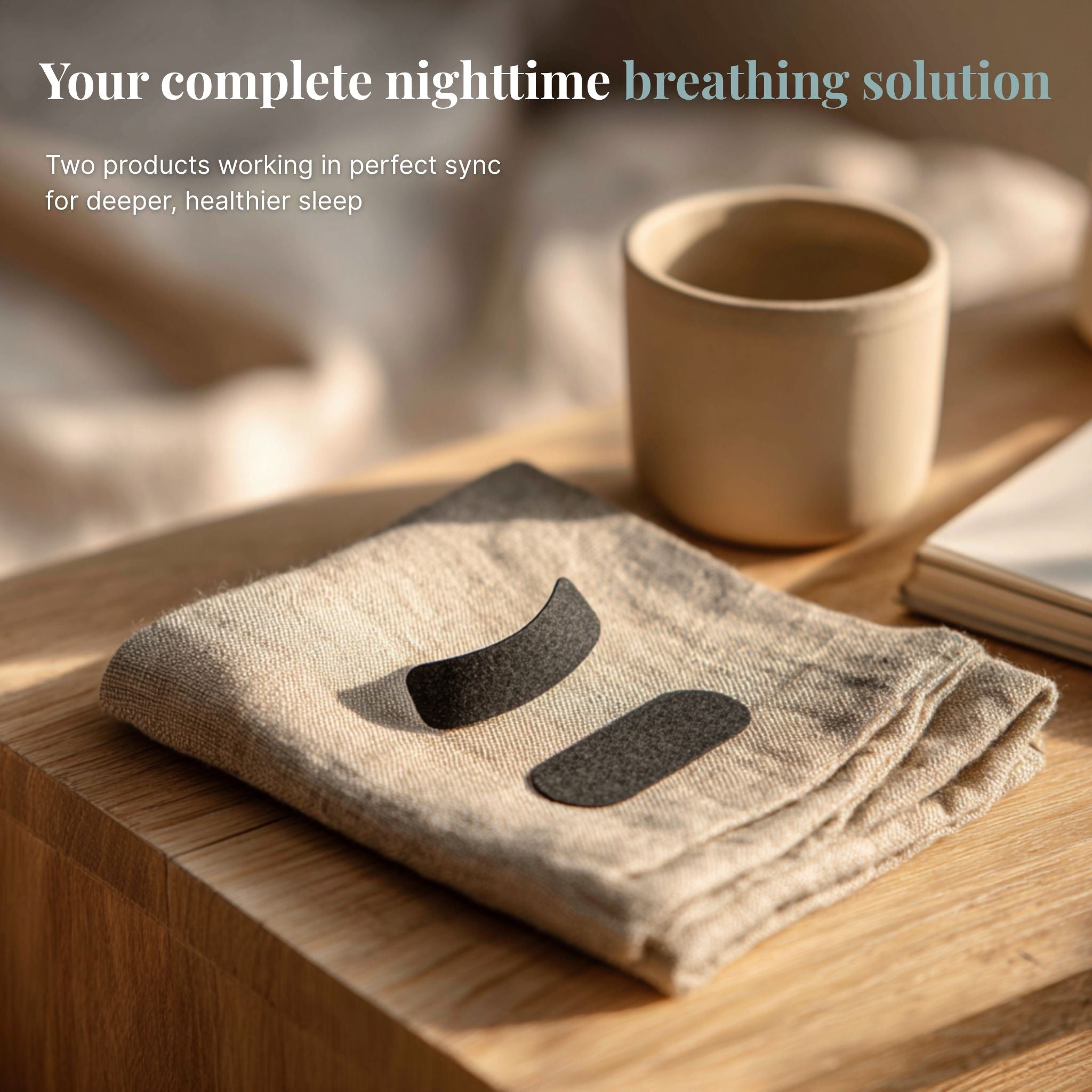 BreatheQuiet Sleep Bundle – Nose Strips + Mouth Tape 30 Nights