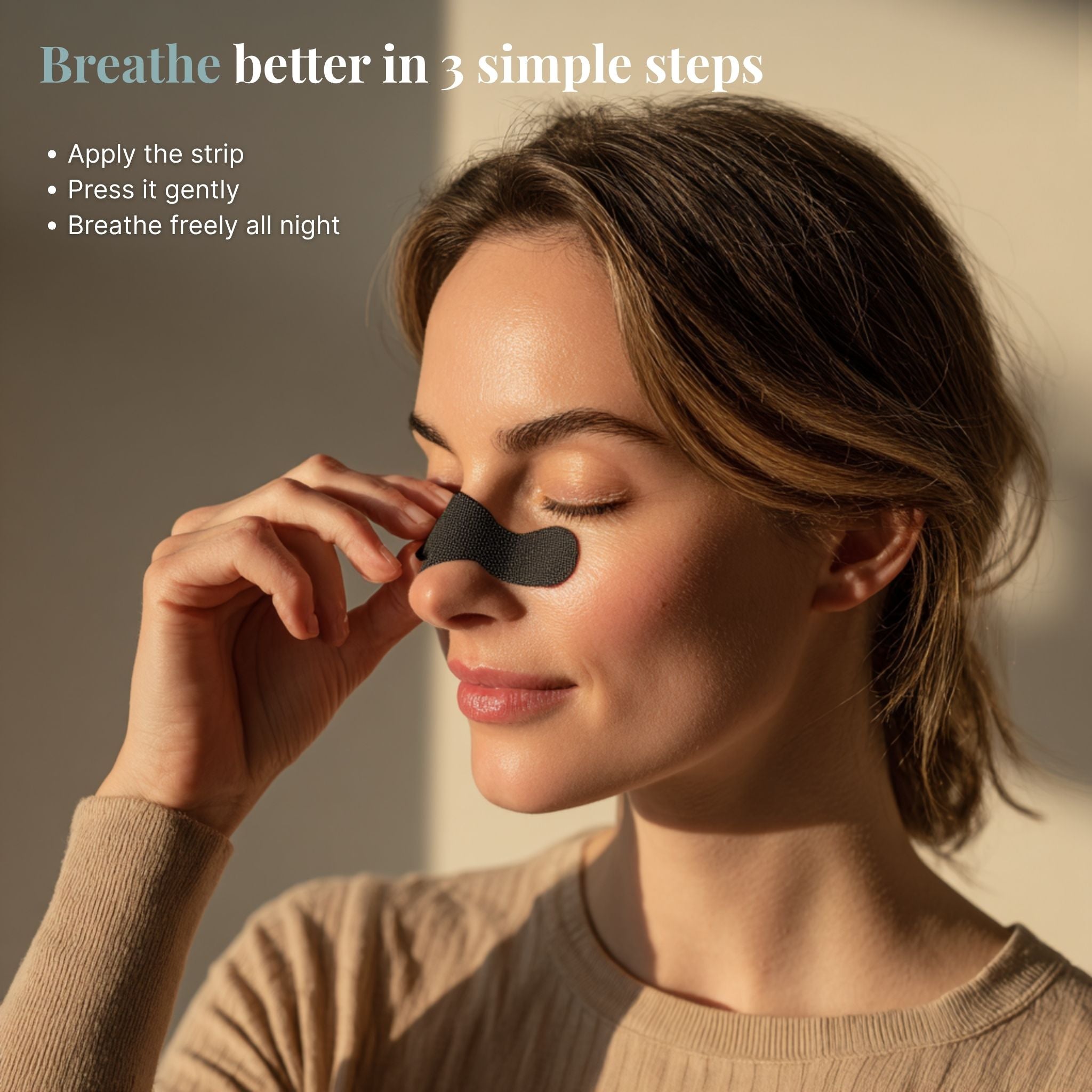 BreatheQuiet Nasal Strips - 30 Strips