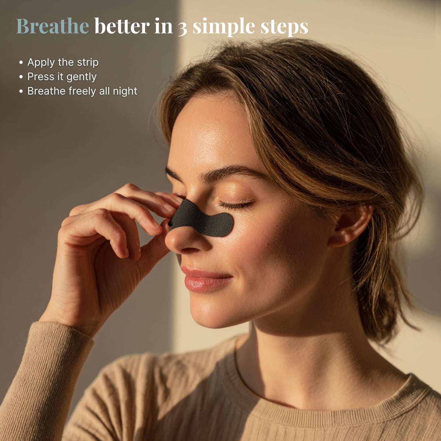 BreatheQuiet Nasal Strips - 30 Strips